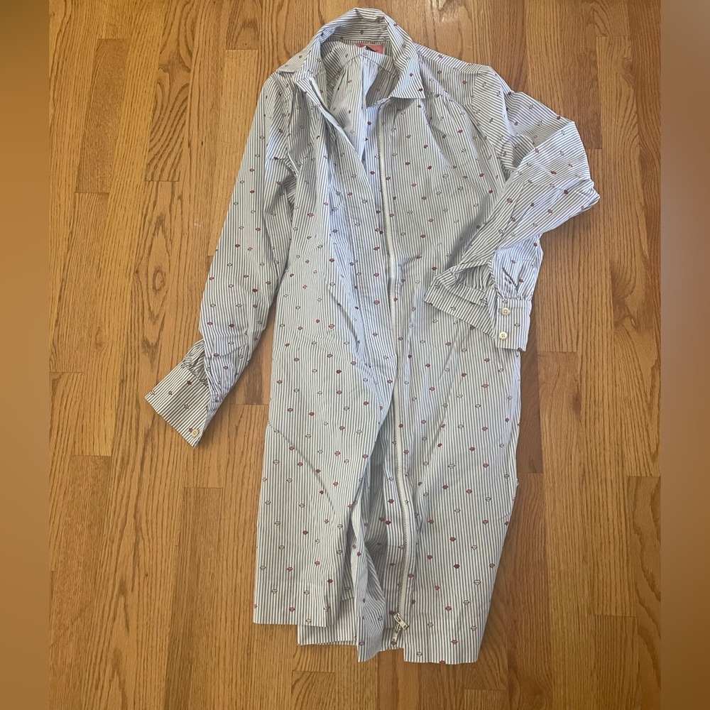 Kate Spade zipper dress lips